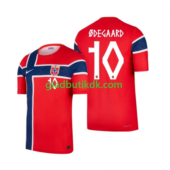 Hjemmebane Trøje Norge Martin Odegaard 10 World Cup 2026 K/Æ Mænd