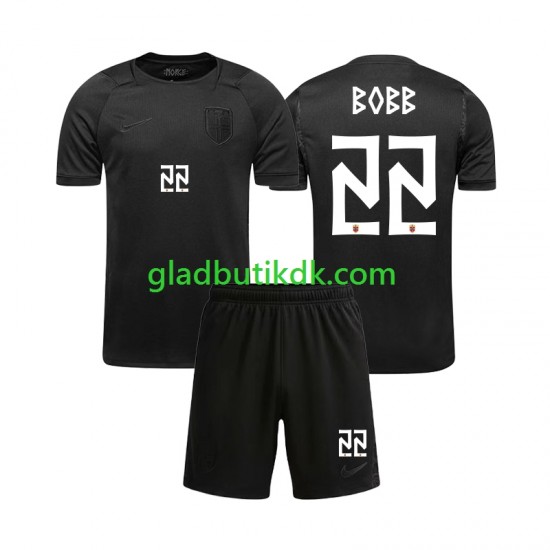 Udebane Trøje Norge Oscar Bobb 22 World Cup 2026 K/Æ Børn(+Shorts)