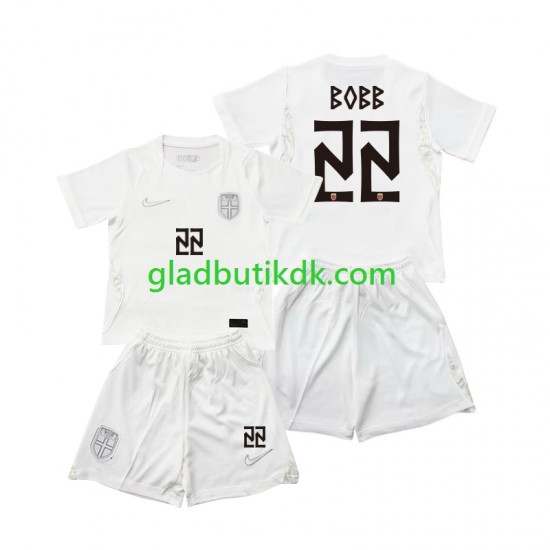 3. Valg Trøje Norge Oscar Bobb 22 World Cup 2026 K/Æ Børn(+Shorts)