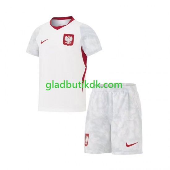 Hjemmebane Trøje Polen World Cup 2026 K/Æ Børn(+Shorts)