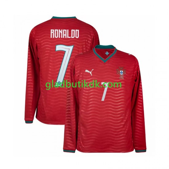 Hjemmebane Trøje Portugal Cristiano Ronaldo 7 World Cup 2026 L/Æ Mænd