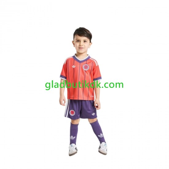 Udebane Trøje Skotland World Cup 2026 K/Æ Børn(+Shorts)