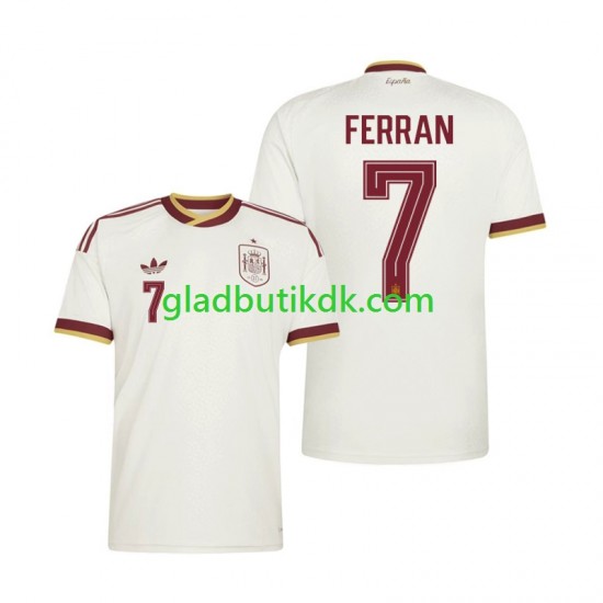 Udebane Trøje Spanien Ferran Torres 7 World Cup 2026 K/Æ Mænd