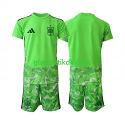 Trøje Spanien Målmand 6th Green color World Cup 2026 K/Æ Børn(+Shorts)