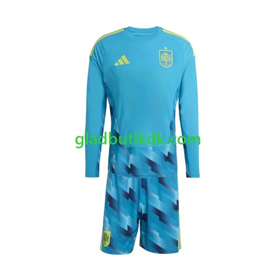 Hjemmebane Trøje Spanien Målmand World Cup 2026 L/Æ Børn(+Shorts)