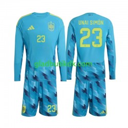 Hjemmebane Trøje Spanien Målmand Unai Simon 23 World Cup 2026 L/Æ Børn(+Shorts)