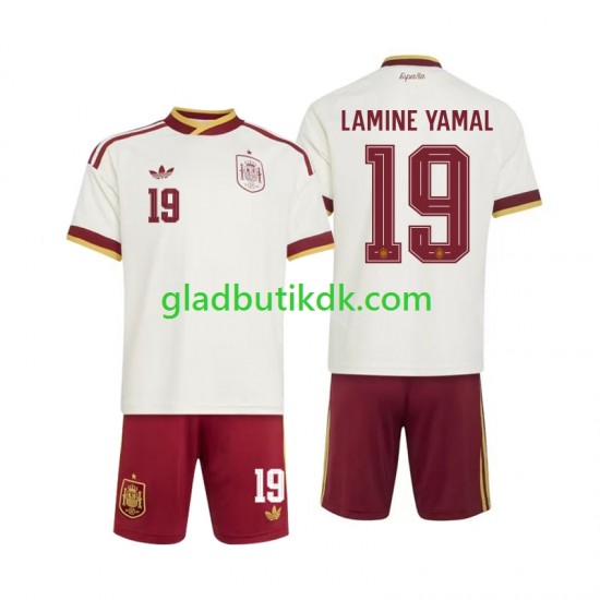 Udebane Trøje Spanien Lamine Yamal 19 World Cup 2026 K/Æ Børn(+Shorts)