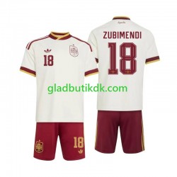 Udebane Trøje Spanien Martin Zubimendi 18 World Cup 2026 K/Æ Børn(+Shorts)