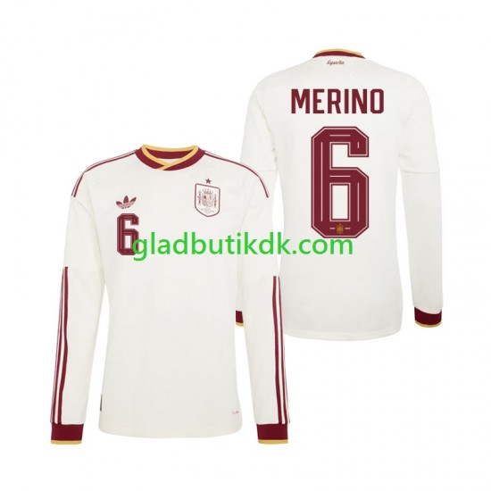 Udebane Trøje Spanien Mikel Merino 6 World Cup 2026 L/Æ Mænd