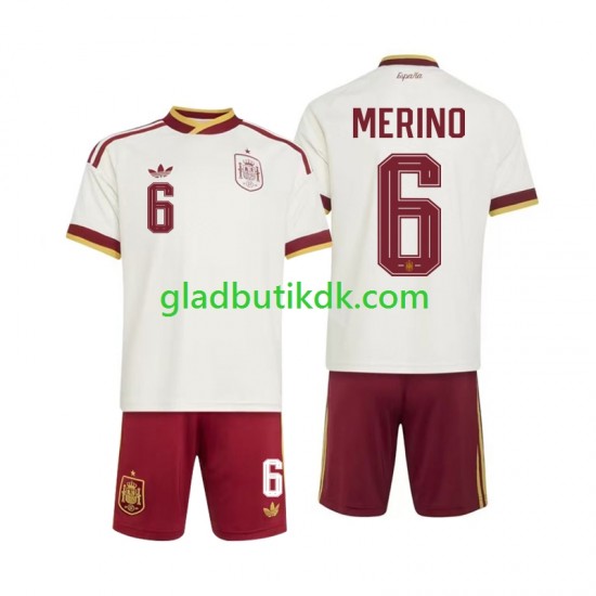 Udebane Trøje Spanien Mikel Merino 6 World Cup 2026 K/Æ Børn(+Shorts)