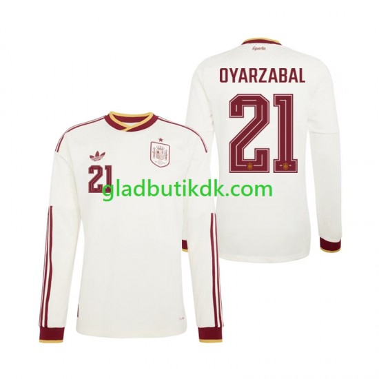 Udebane Trøje Spanien Mikel Oyarzabal 21 World Cup 2026 L/Æ Mænd