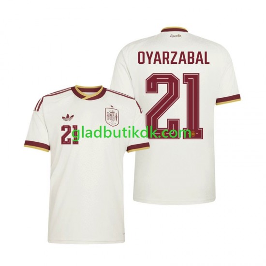 Udebane Trøje Spanien Mikel Oyarzabal 21 World Cup 2026 K/Æ Mænd