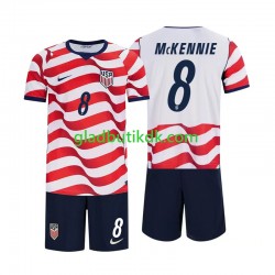 Hjemmebane Trøje USA Weston McKennie 8 World Cup 2026 K/Æ Børn(+Shorts)
