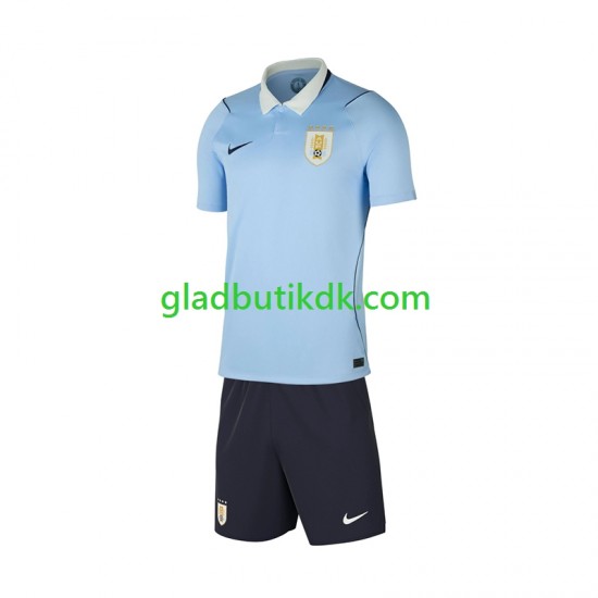 Hjemmebane Trøje Uruguay World Cup 2026 K/Æ Børn(+Shorts)