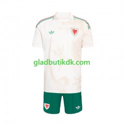 Udebane Trøje Wales World Cup 2026 K/Æ Børn(+Shorts)