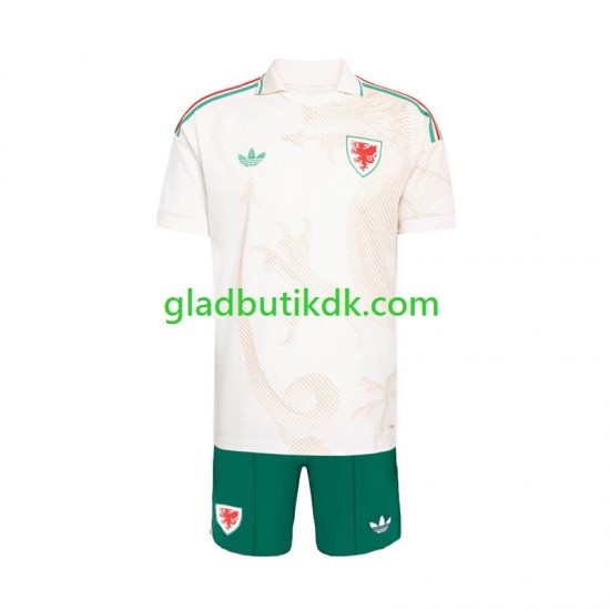 Udebane Trøje Wales World Cup 2026 K/Æ Børn(+Shorts)