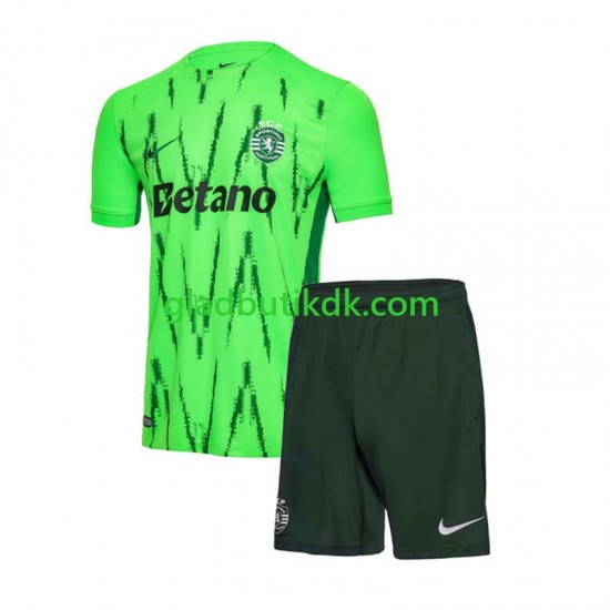 3. Valg Trøje Sporting CP 2024-2025 K/Æ Børn(+Shorts)