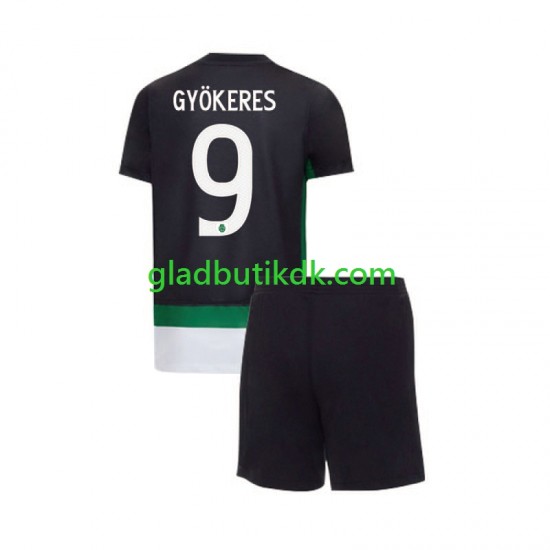 Hjemmebane Trøje Sporting CP Gyokeres 9 2024-2025 K/Æ Børn(+Shorts)