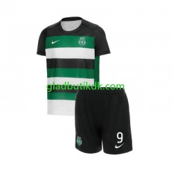 Hjemmebane Trøje Sporting CP Gyokeres 9 2024-2025 K/Æ Børn(+Shorts)