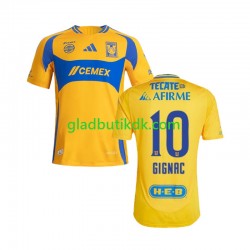 Hjemmebane Trøje Tigres UANL Gignac 10 2024-2025 K/Æ Mænd