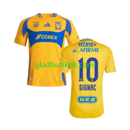 Hjemmebane Trøje Tigres UANL Gignac 10 2024-2025 K/Æ Mænd