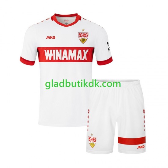 Hjemmebane Trøje VfB Stuttgart 2024-2025 K/Æ Børn(+Shorts)