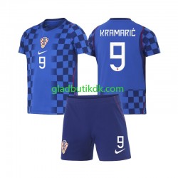 Udebane Trøje Kroatien Andrej Kramaric 9 World Cup 2026 K/Æ Børn(+Shorts)