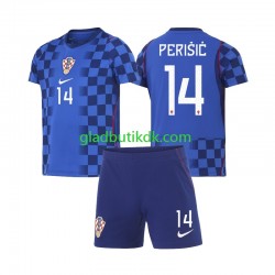 Udebane Trøje Kroatien Ivan Perisic 14 World Cup 2026 K/Æ Børn(+Shorts)