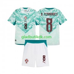 Udebane Trøje Portugal Bruno Fernandes 8 2026 2027 K/Æ Børn(+Shorts)