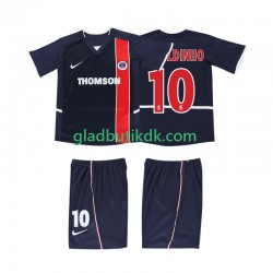 Hjemmebane Trøje AC Milan RONALDINHO 10 Retro 2002 2003 K/Æ Børn(+Shorts)
