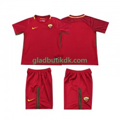 Hjemmebane Trøje AS Roma Retro 2017-2018 K/Æ Børn(+Shorts)