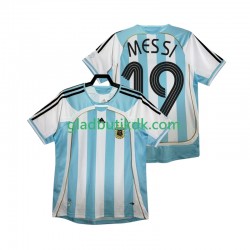 Hjemmebane Trøje Argentina MESSI 19 Retro 2006 K/Æ Mænd
