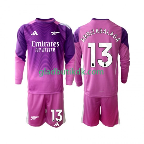 3. Valg Trøje Arsenal Målmand Kepa Arrizabalaga 13 2025-2026 L/Æ Børn(+Shorts)