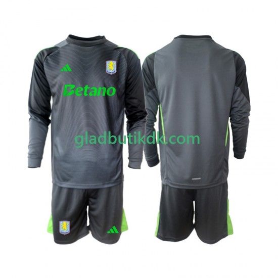Hjemmebane Trøje Aston Villa Målmand 2025-2026 L/Æ Børn(+Shorts)