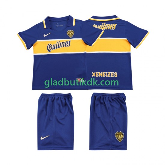 Hjemmebane Trøje CA Boca Juniors Retro 1996 1997 K/Æ Børn(+Shorts)