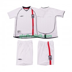 Hjemmebane Trøje England Retro 2002 K/Æ Børn(+Shorts)