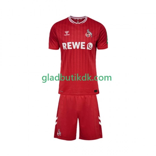 Udebane Trøje FC Köln 2025-2026 K/Æ Børn(+Shorts)