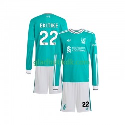 3. Valg Trøje Liverpool Hugo Ekitike 22 2025-2026 L/Æ Børn(+Shorts)