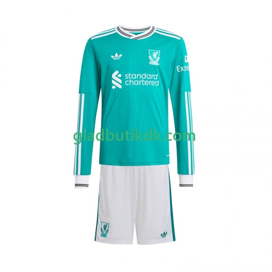 3. Valg Trøje Liverpool 2025-2026 L/Æ Børn(+Shorts)