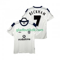 Udebane Trøje Manchester United BECKHAM 7 Retro 2000 2001 K/Æ Mænd