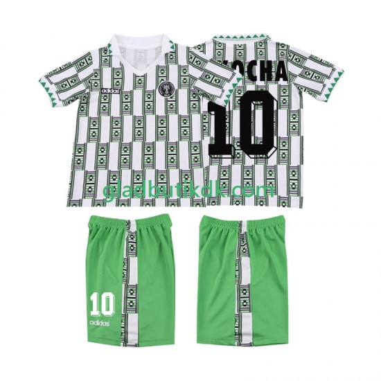 Udebane Trøje Nigeria OKOCHA 10 Retro 1994 K/Æ Børn(+Shorts)