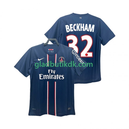 Hjemmebane Trøje Paris Saint-Germain BECKHAM 32 Retro 2012 2013 K/Æ Mænd