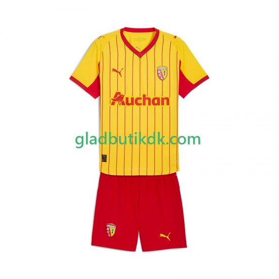 Hjemmebane Trøje RC Lens 2025-2026 K/Æ Børn(+Shorts)