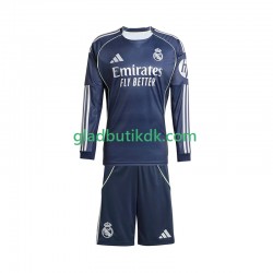 Udebane Trøje Real Madrid 2025-2026 L/Æ Børn(+Shorts)