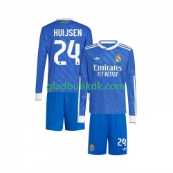 3. Valg Trøje Real Madrid Huijsen 24 2025-2026 L/Æ Børn(+Shorts)