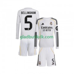 Hjemmebane Trøje Real Madrid Jude Bellingham 5 2025-2026 L/Æ Børn(+Shorts)