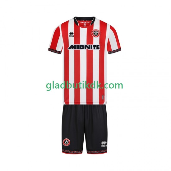 Hjemmebane Trøje Sheffield United 2025-2026 K/Æ Børn(+Shorts)