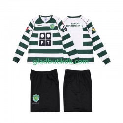 Hjemmebane Trøje Sporting CP Retro 2001 2003 L/Æ Børn(+Shorts)