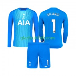 Udebane Trøje Tottenham Hotspur Målmand Guglielmo Vicario 1 2025-2026 L/Æ Børn(+Shorts)