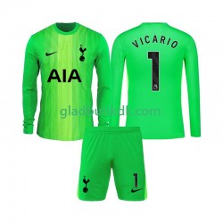 Hjemmebane Trøje Tottenham Hotspur Målmand Guglielmo Vicario 1 2025-2026 L/Æ Børn(+Shorts)